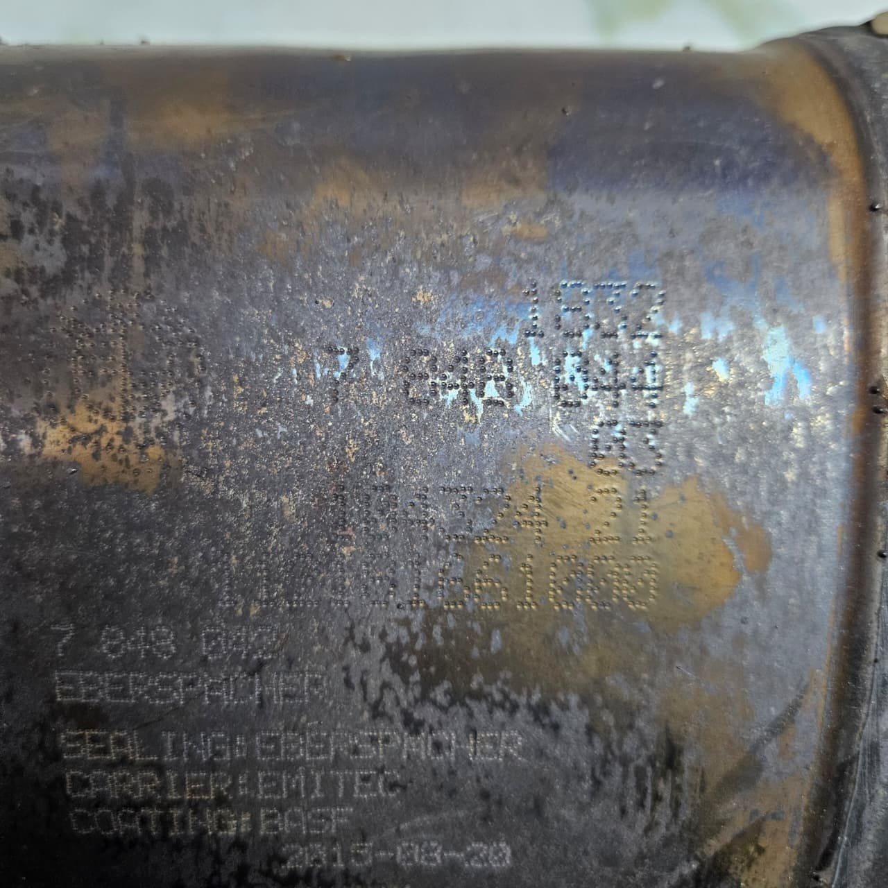 2015-2018 BMW 3 Series M4 F82 Catalytic Converter 7848044 CYLINDER 4-6