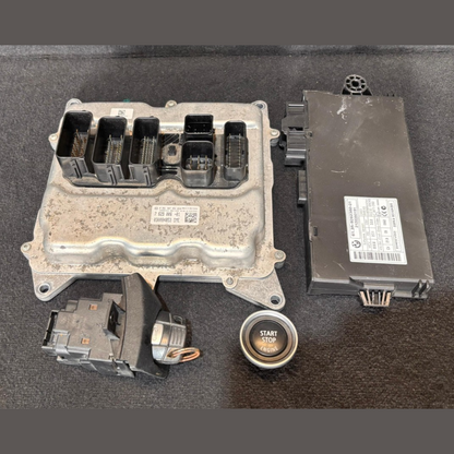 BMW X1 20iX E84 2011 N20B20A ENGINE CONTROL UNIT ECU COMPLETE  KIT 7629006