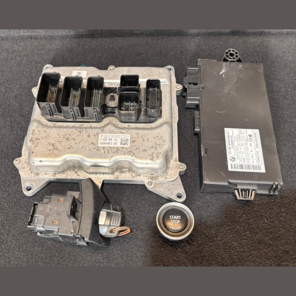 BMW X1 20iX E84 2011 N20B20A ENGINE CONTROL UNIT ECU COMPLETE  KIT 7629006