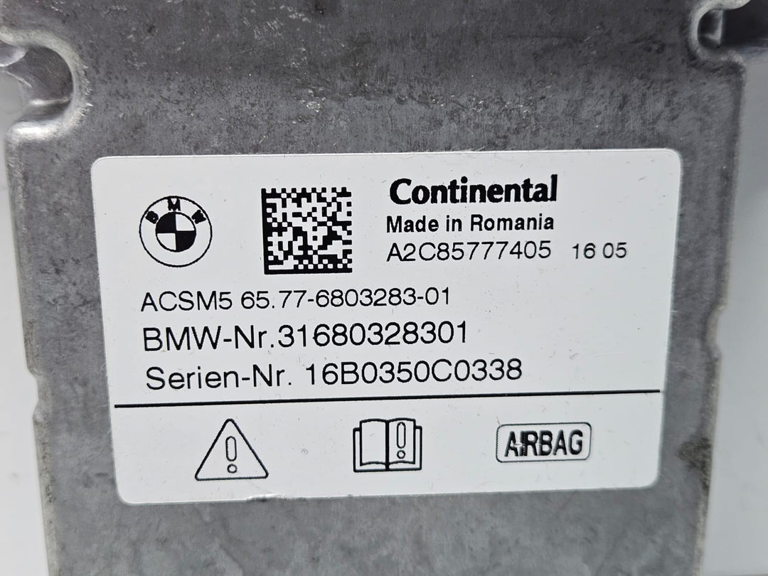 BMW 7 SERIES G11 G12 SRS BAG ICM CONTROL MODULE 6803283 OEM