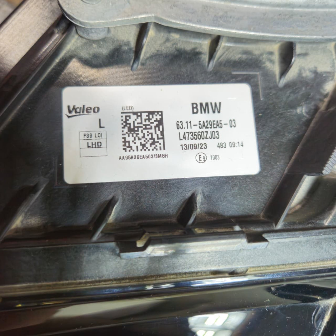 2021-2023 BMW X2 F39 LCI Headlight LHD 5A29EA5 ECE USED