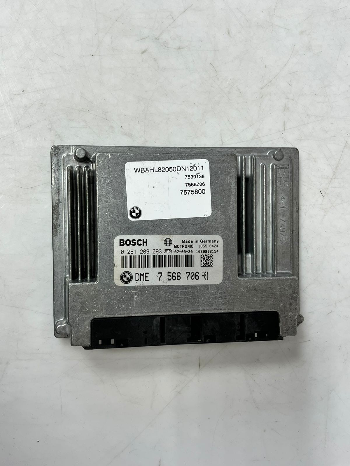06-07 BMW N62 E66 550i E65 Engine Control Module ECU SET DME+CAS/ZAS RD 7566706