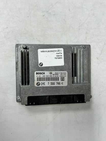 06-07 BMW N62 E66 550i E65 Engine Control Module ECU SET DME+CAS/ZAS RD 7566706