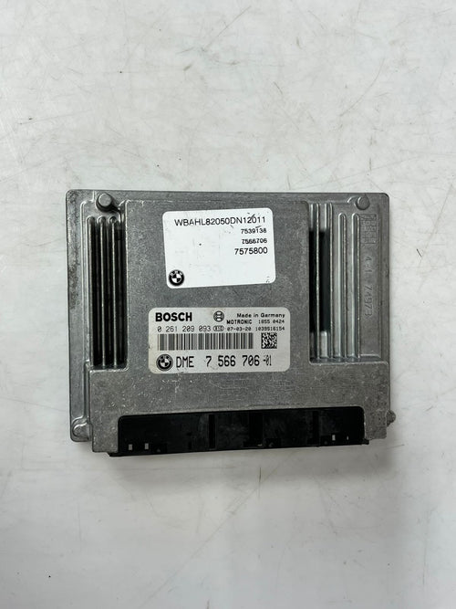 06-07 BMW N62 E66 550i E65 Engine Control Module ECU SET DME+CAS/ZAS RD 7566706