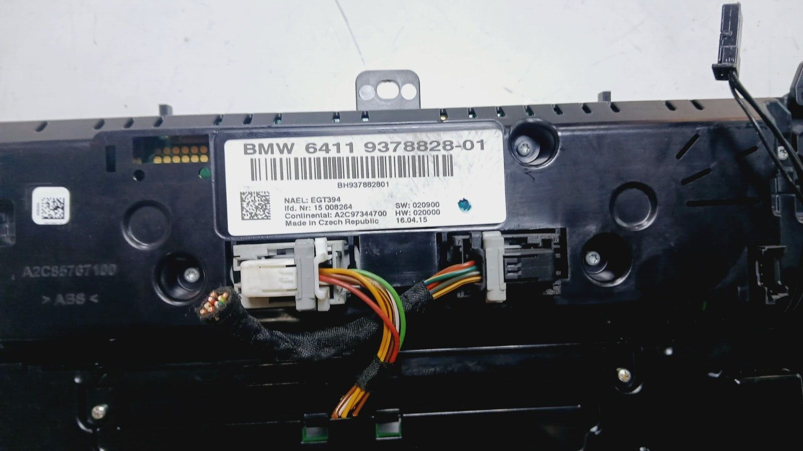 BMW X3 F25 X4 F26 2009-18 A/C HEATED SEAT CLIMATE CONTROL PANEL 9378828