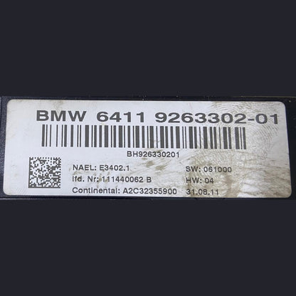 OEM BMW 1 3 Series E87 E90 E91 AC Climate Heater Switch Control Panel 9263302