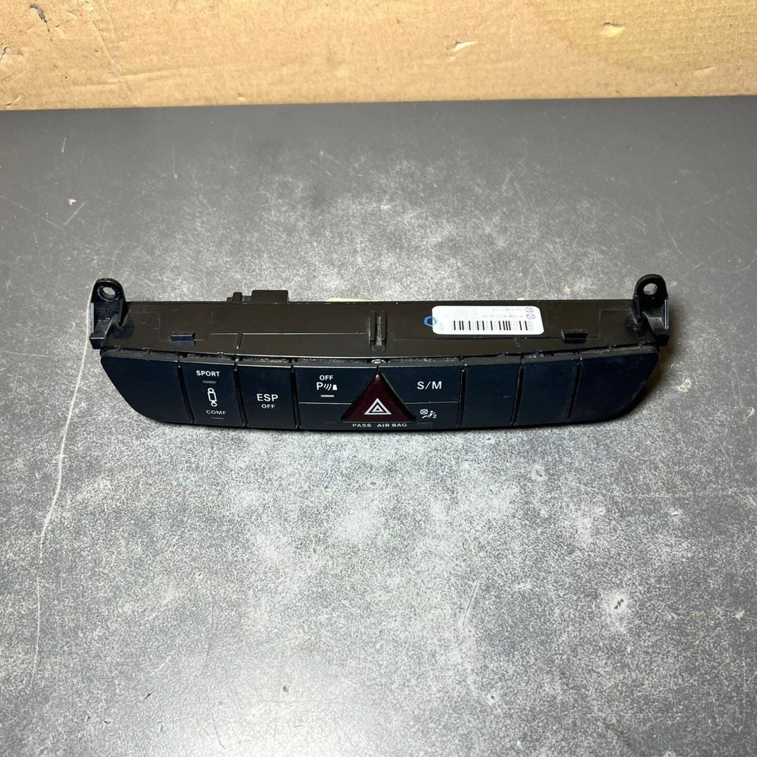07-13 Mercedes W164 ML GL Switch Control Panel Suspension ESP S/M A164 8700151