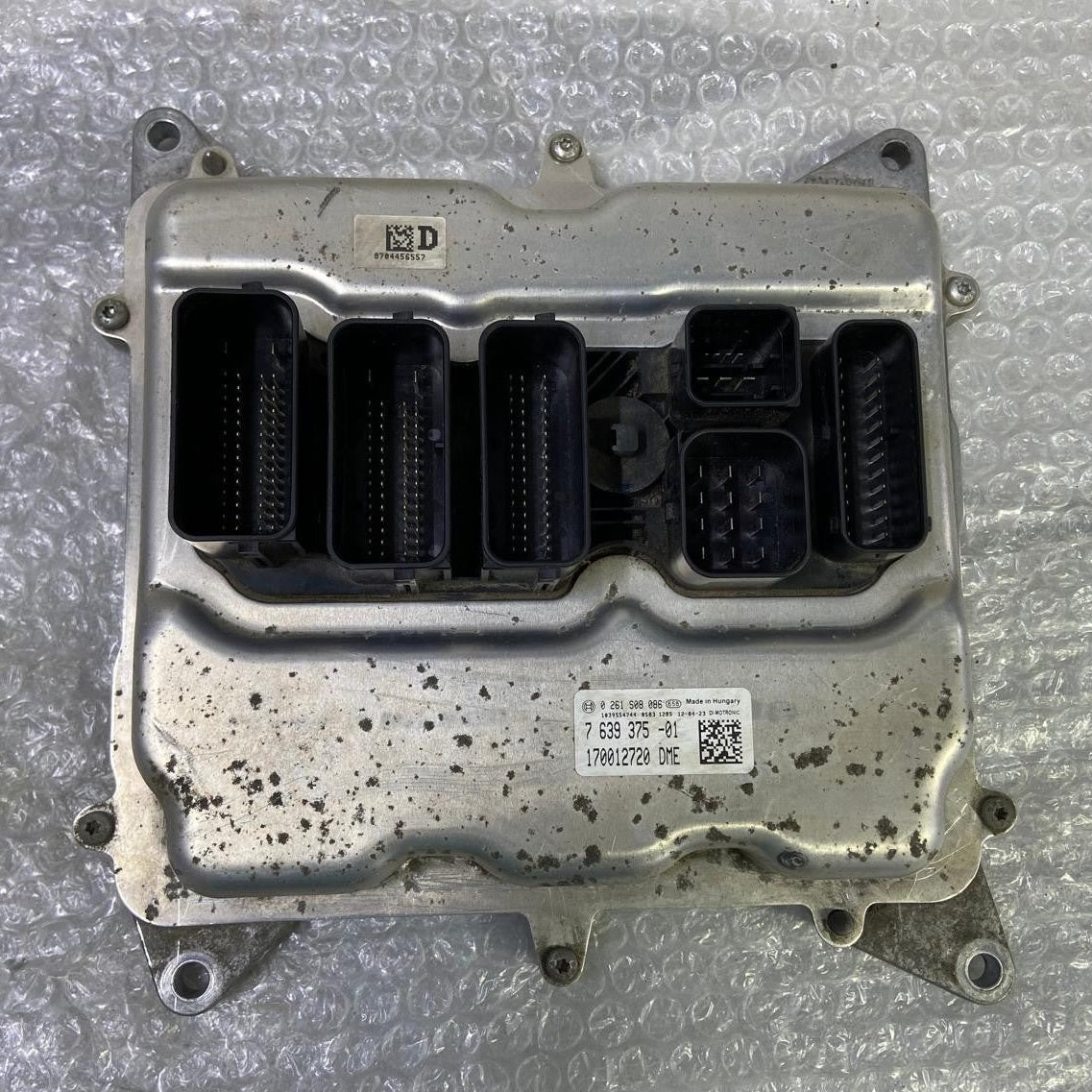 OEM BMW X1 E84 N20B ENGINE CONTROL UNIT DME ECU SET 7639375 BOSCH