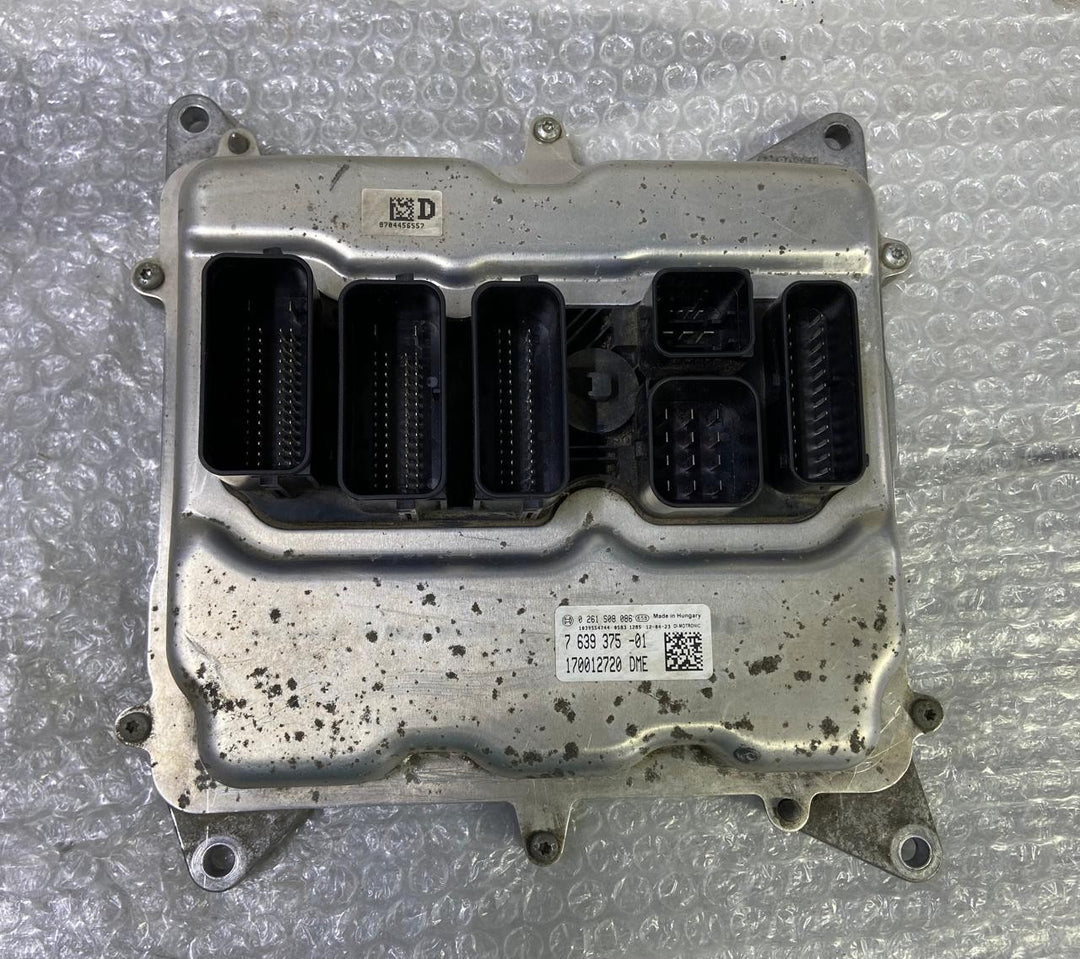 OEM BMW X1 E84 N20B ENGINE CONTROL UNIT DME ECU SET 7639375 BOSCH