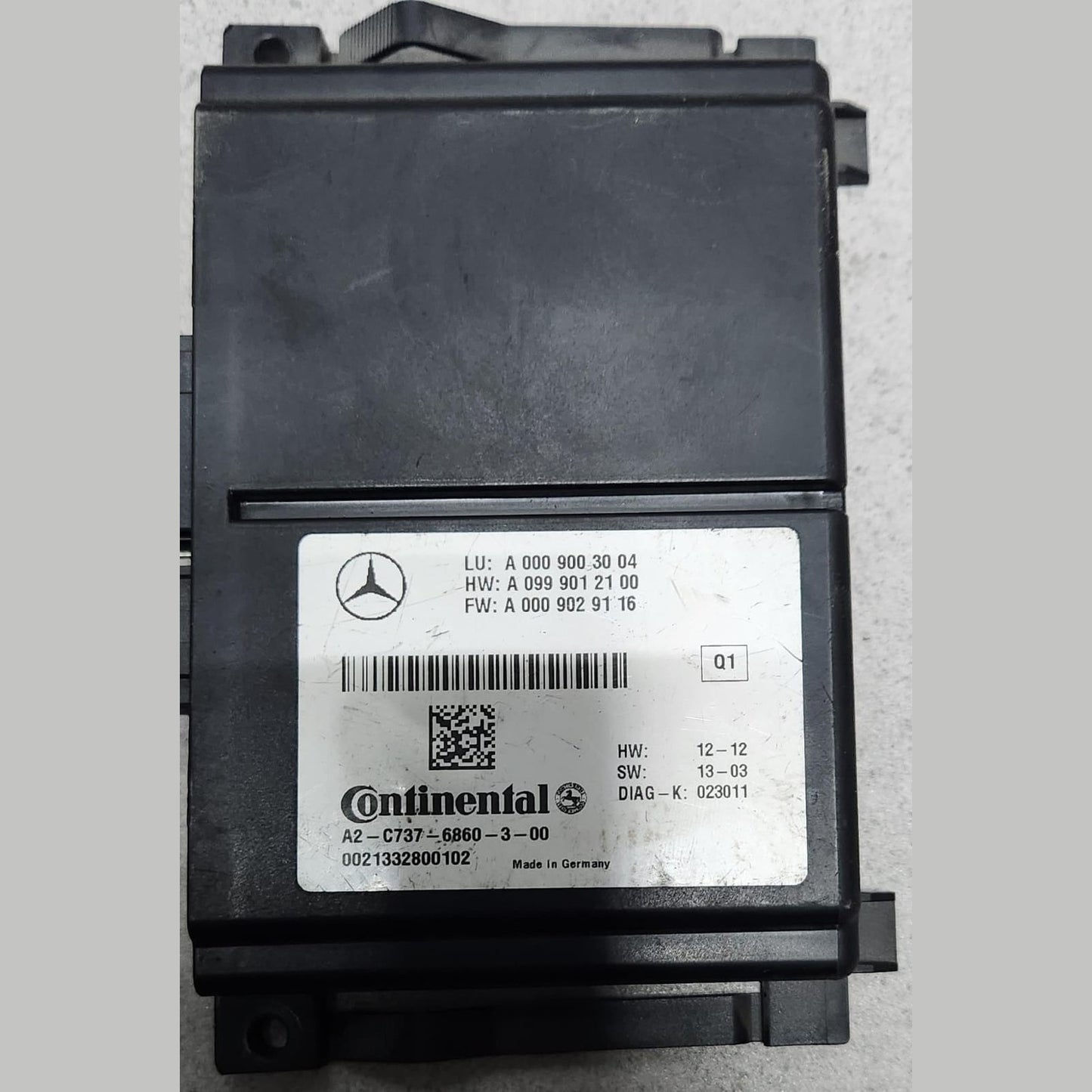 2014-2016 Mercedes-Benz E350 Blind Spot Radar Control Module A0009003004