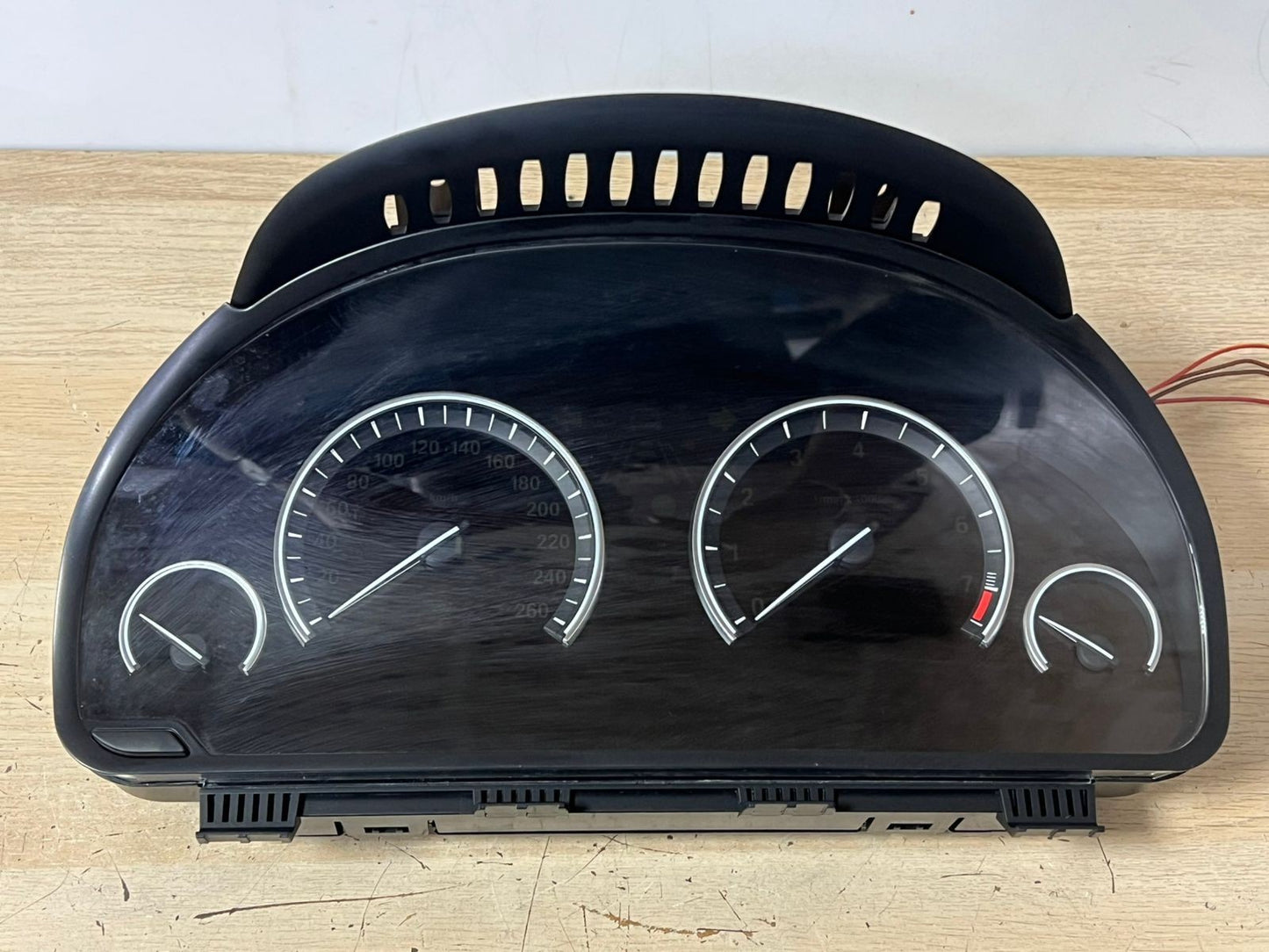 2008 BMW 740i F01 N54 EUROPE Petrol Odometer and Clocks 9201991 SPEEDOMETER
