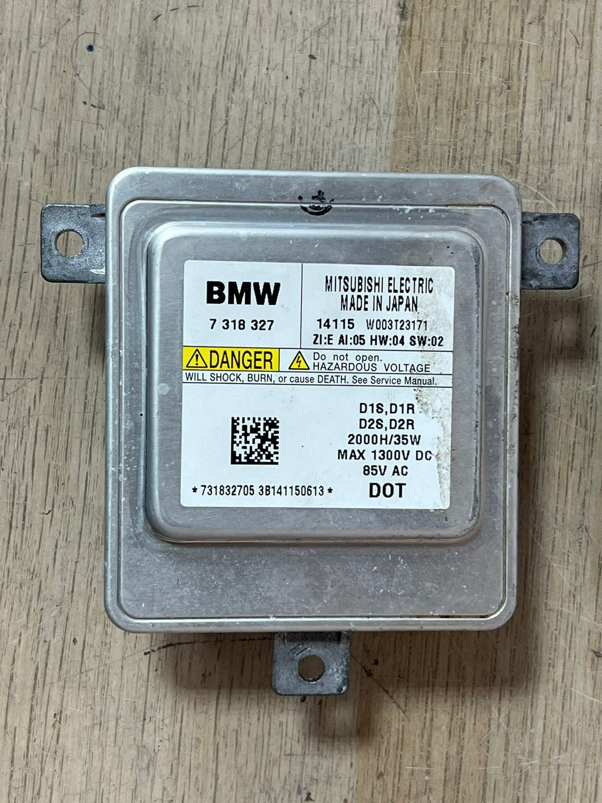 BMW X1 E84 LCI 2014 BI-Xenon Control Unit Headlights ECU Module 7318327 RHD