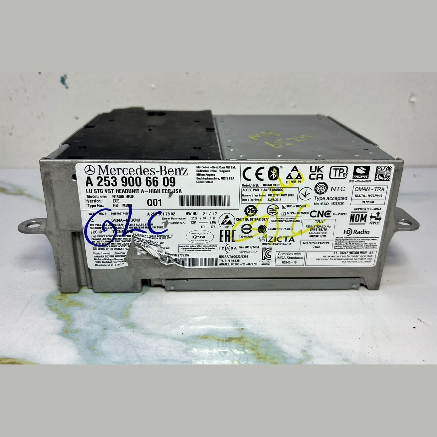 15-21 Mercedes W253 GLC Radio Audio Multimedia Head Unit  A253 9006609 OEM