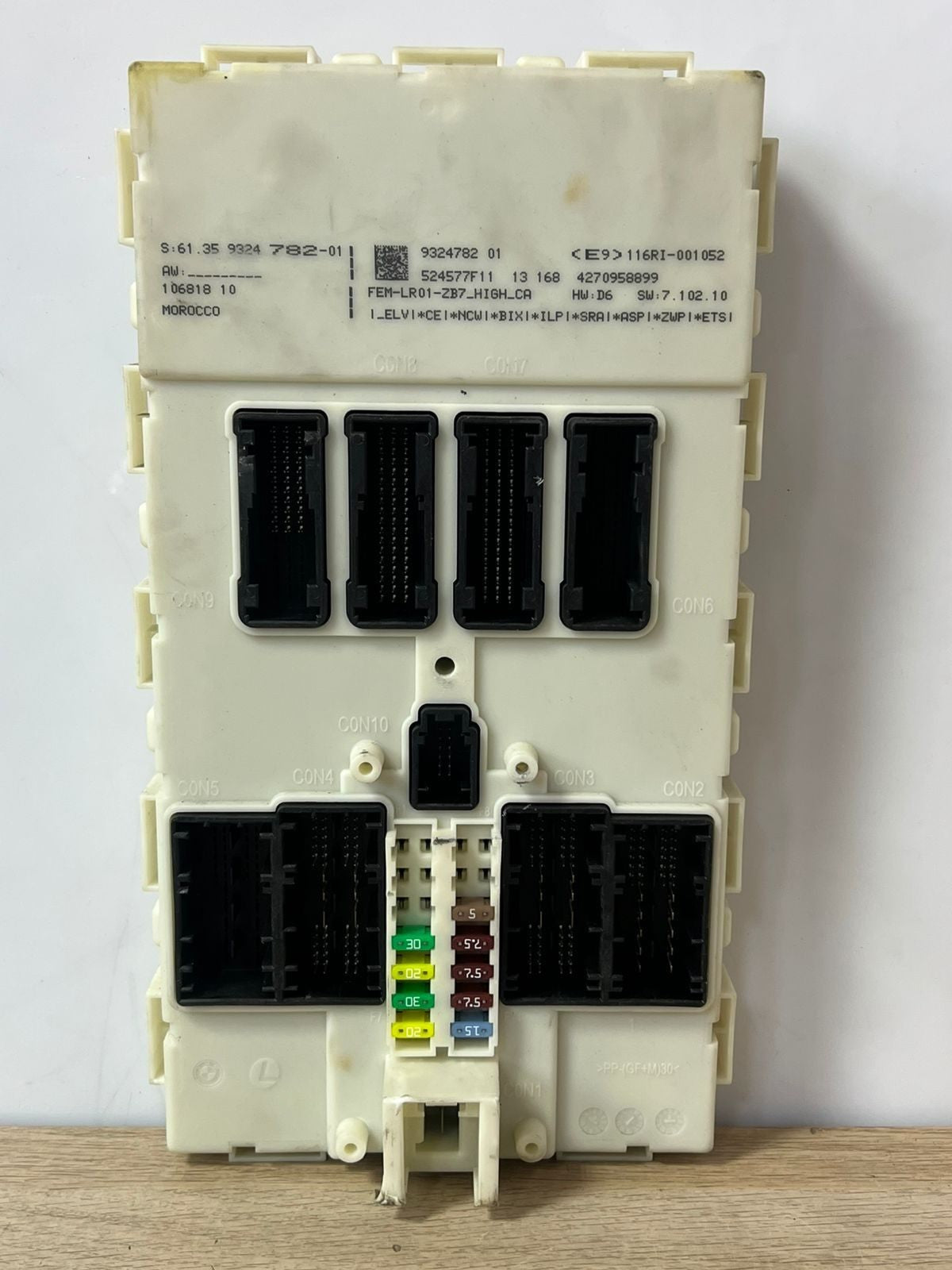 2012-2016 BMW 3 Series 320i 328i 328d Front Electronic Module 9324782 OEM
