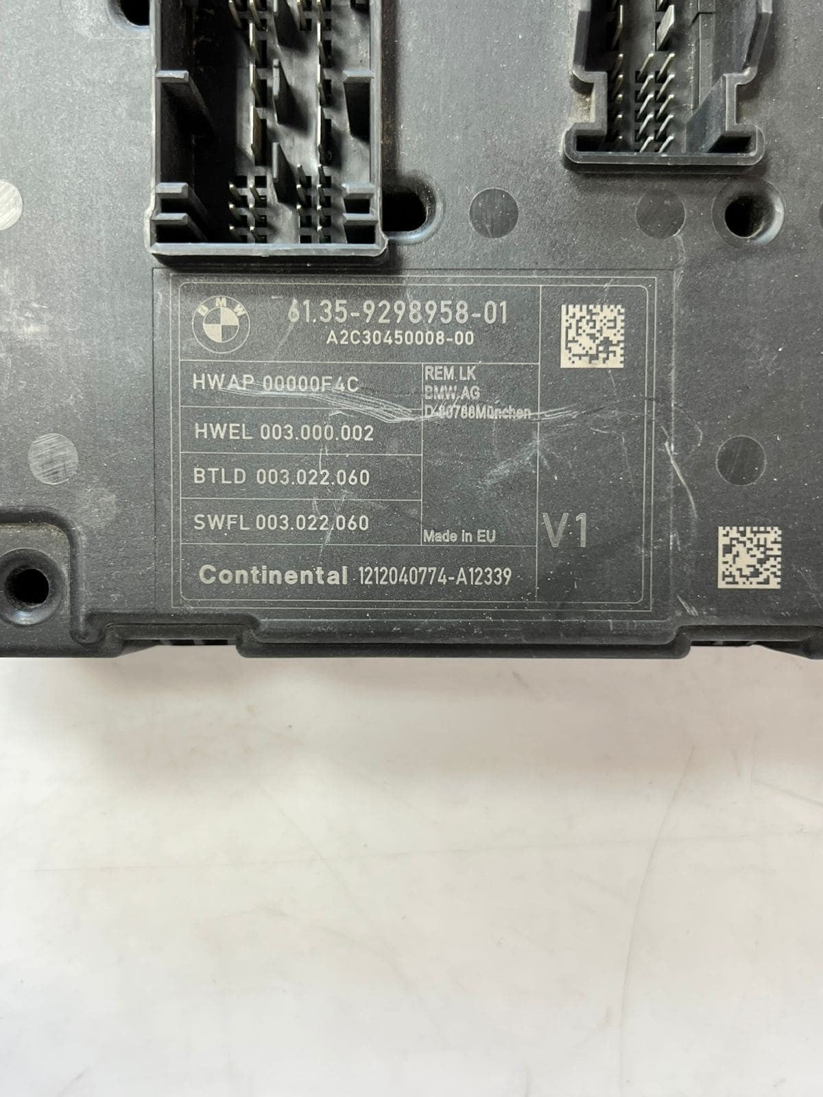 BMW 1 3 4 F20 F21 F30 F31 F32 REM Rear Electronic Module Control Unit 9298958