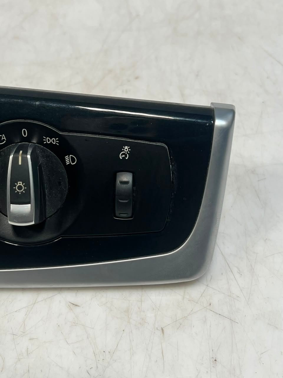 BMW 5 Series F10 F11 Headlight Switch Panel Trim Driver Glossy 9166928 OEM