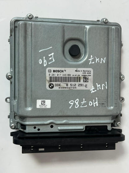 BMW E90 N47 Engine Control Unit ECU COMPLETE SET DDE + CAS3 AG+ 1KEY 8512291