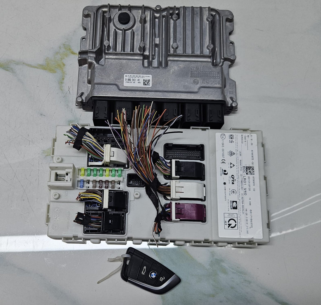 BMW B47C20B F39 X2 ENGINE CONTROL UNIT DDE ECU SET 9886543 BOSCH