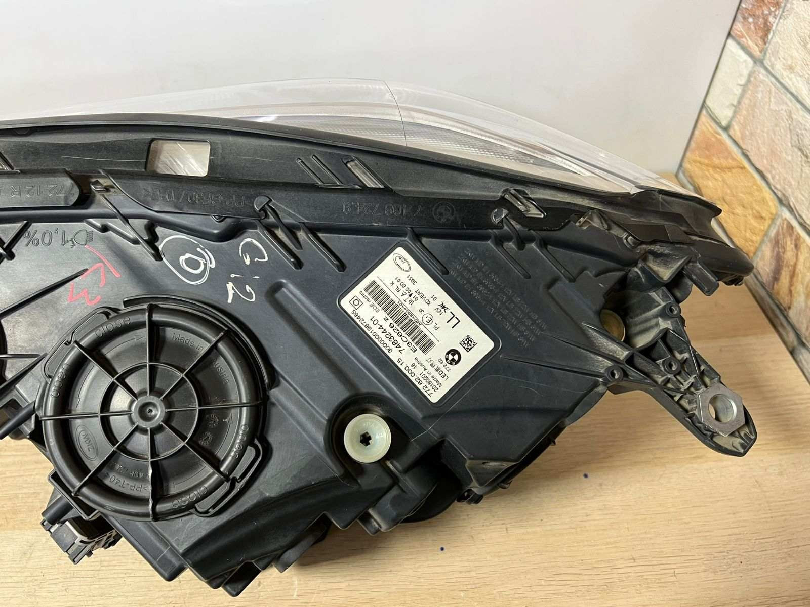 2016-19 BMW G11 G12 740I 730I 7483244 Full LED ADAPTIVE RIGHT Headlight RHD