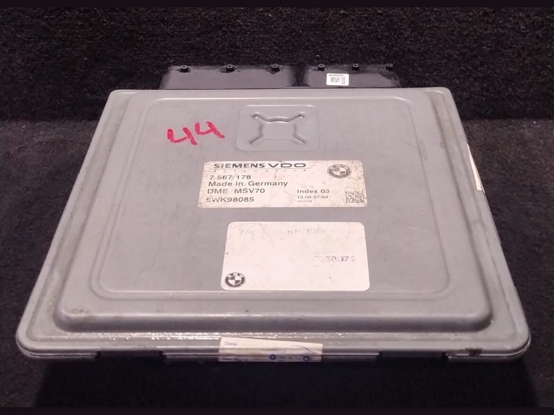BMW E60 E90 E91 N52 325i 525i MSV70 ENGINE CONTROL UNIT ECU MODULE ONLY-7567178