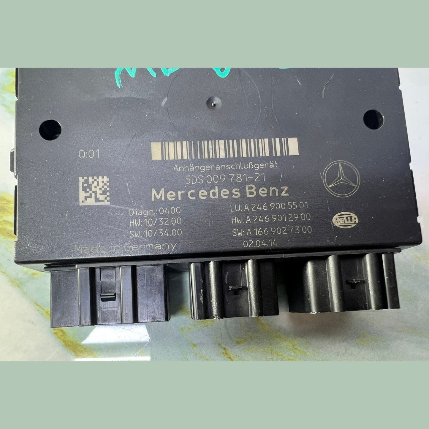 12-15 Mercedes ML350 Trailer Towing Control Module A2469005501 CLA C117, W166 ML