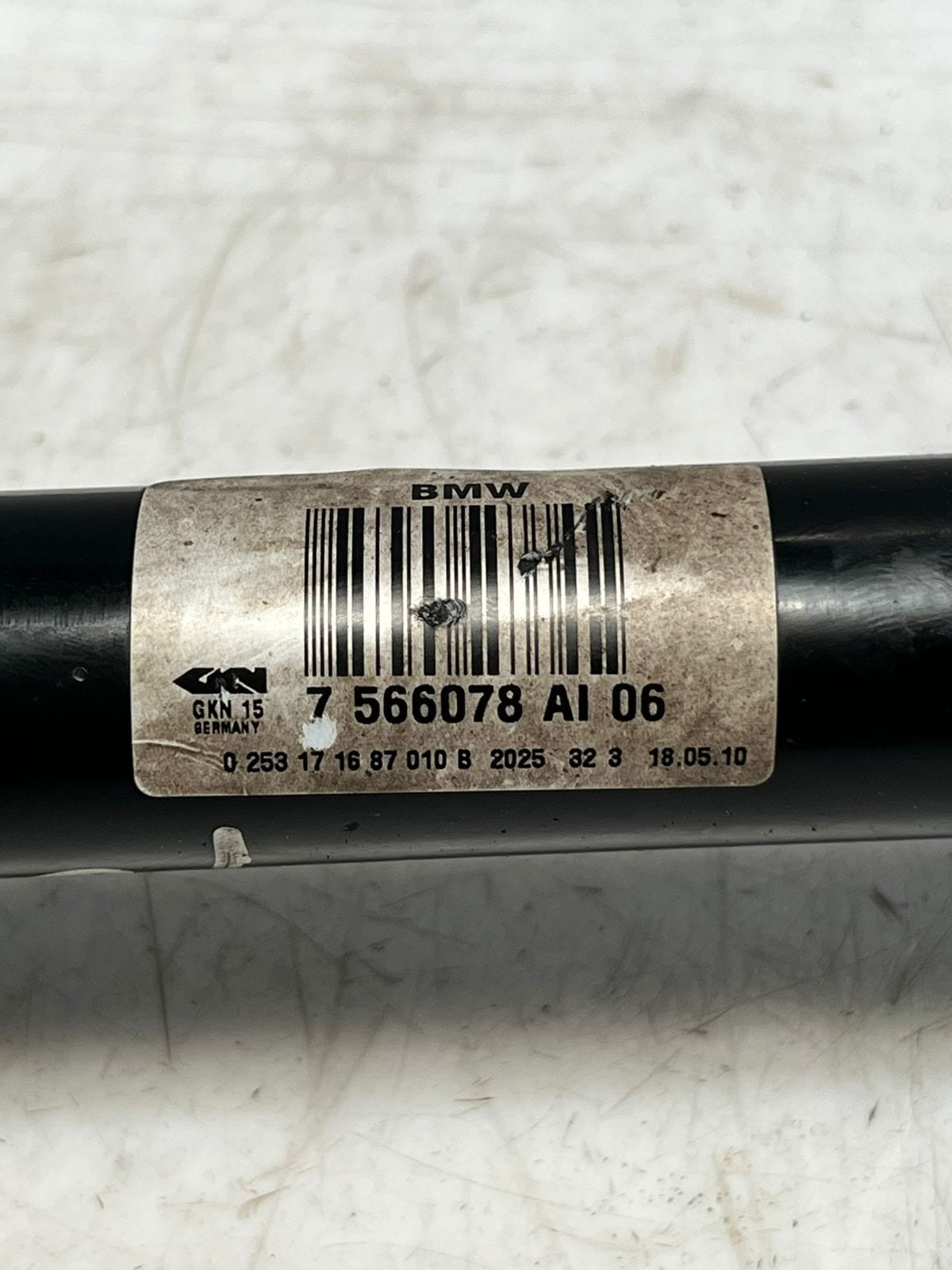 2013-15 BMW 7' F01 F03 F04 F02 Active Hybrid 7 Rear Right CV Axle Shaft 7566078