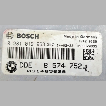BMW 1 Series F20 2015 - 2019 2.0 Diesel Engine Control Unit ECU DDE 8574752