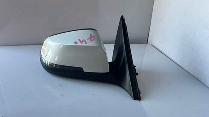 2009-2012 BMW 740i Door Mirror WHITE RHD RIGHT SIDE 021016 OEM