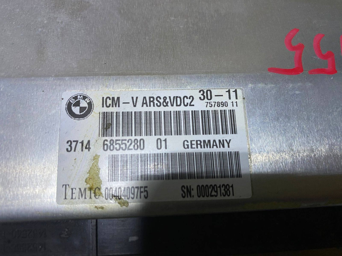 2011 BMW 550i Adaptive Dynamic Driving Control Module 6855280 5 Series F10 F11, 