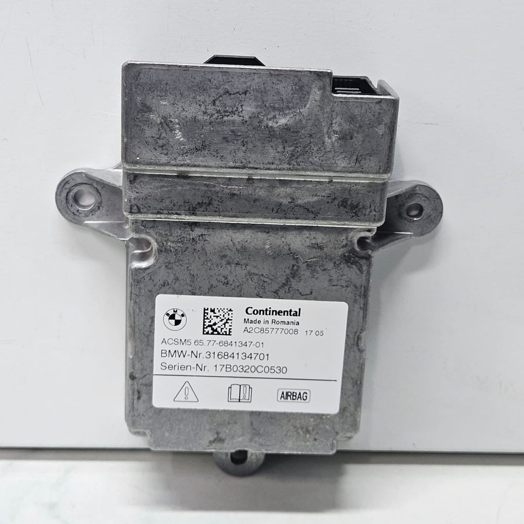 BMW 5-SERIES G30 2017 SRS BAGS CONTROL MODULE 6841347 OEM