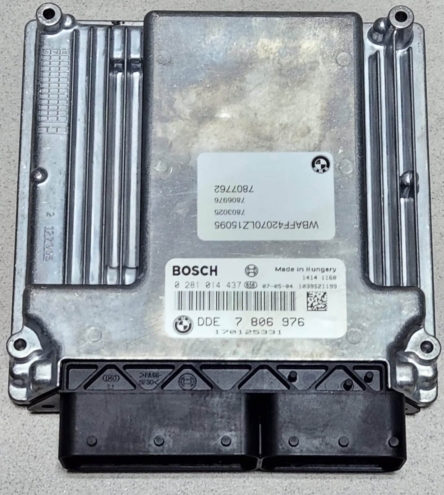 2007-2008 BMW X5 E70 DIESEL 3.0D M57 Engine Control Unit 7806976 X5 E70