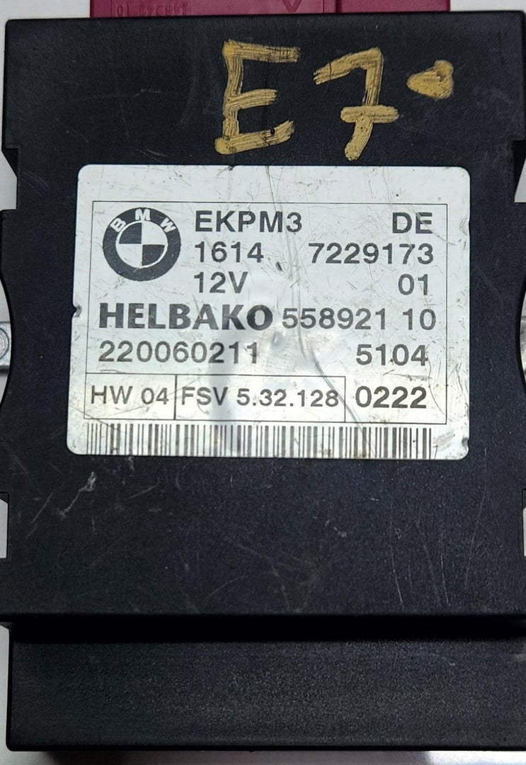 2016 BMW Z4 Fuel Pump Control Module 7229173 E60 E61 E70 E71 E89 E90 OEM