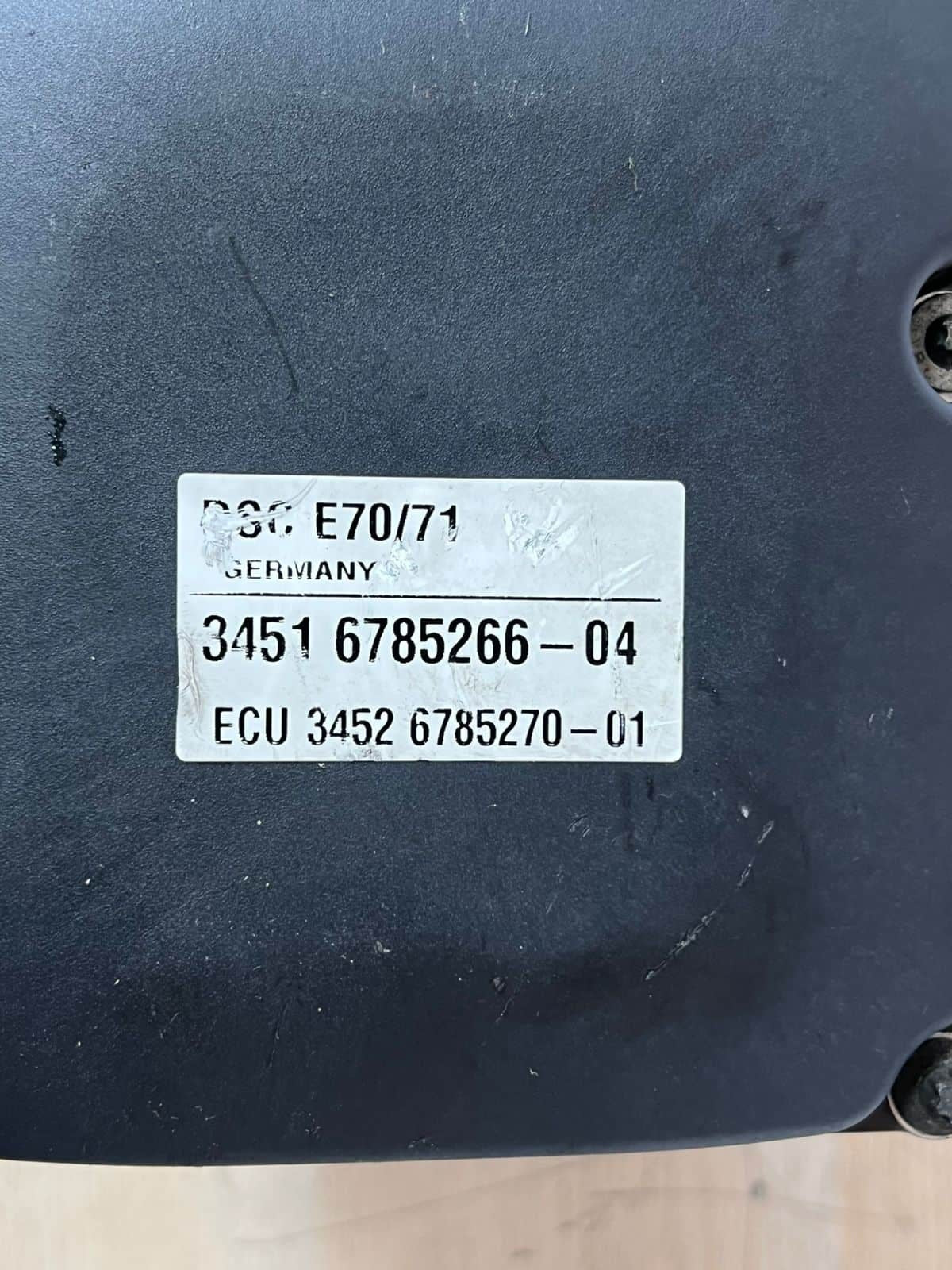08-14 BMW E71 X6 X5 ABS Antilock Brake Pump Control Module 3451 6785266-04 OEM