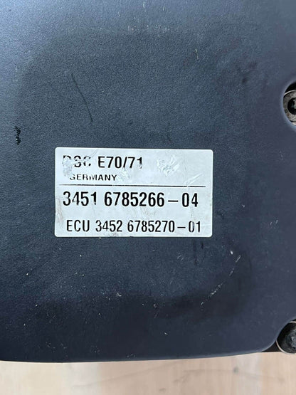 08-14 BMW E71 X6 X5 ABS Antilock Brake Pump Control Module 3451 6785266-04 OEM