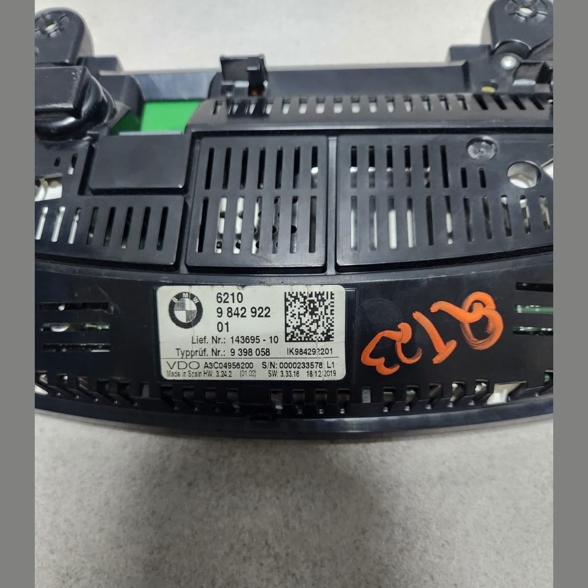2018-2024 BMW X3 Instrument Cluster 9842922X3 G01 and X4