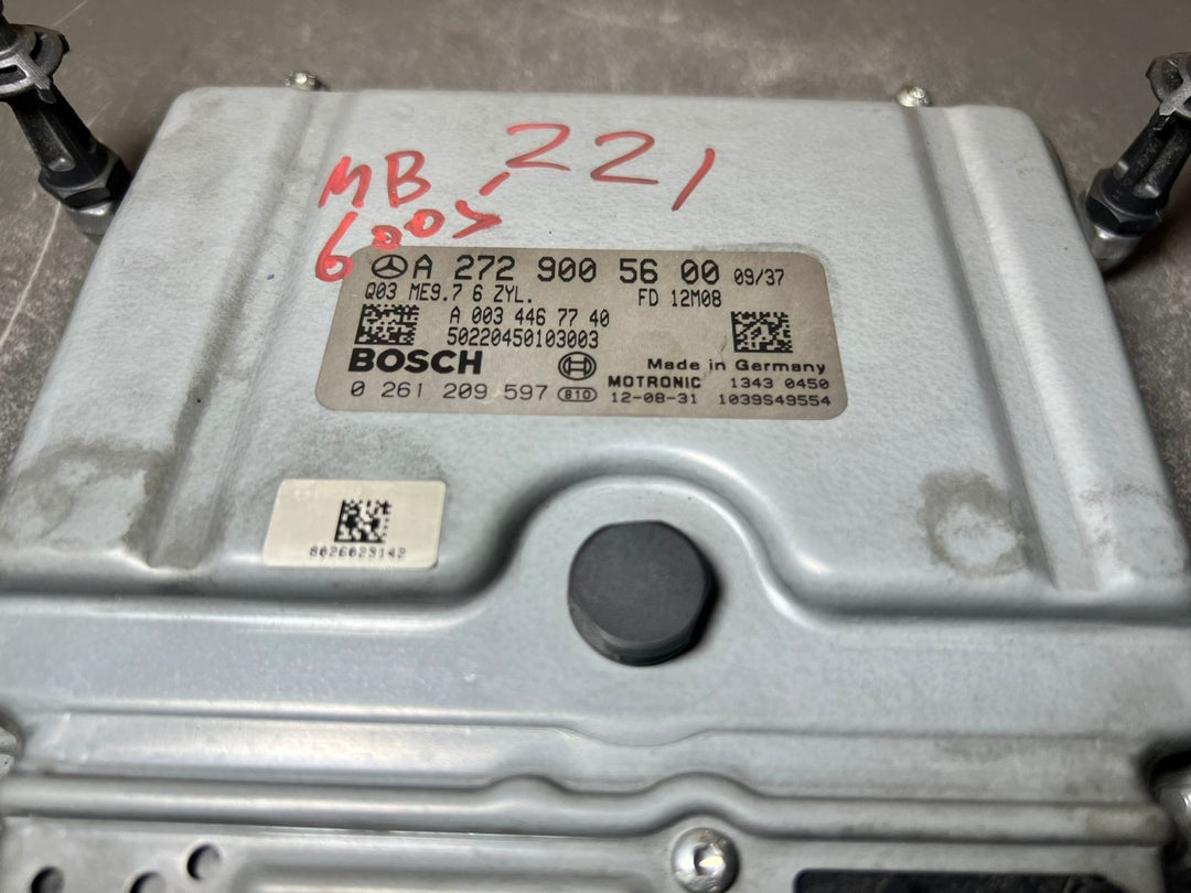 07-12 Mercedes W221 S-Class Engine Control Module Unit ECM ECU A272 9005600 OEM