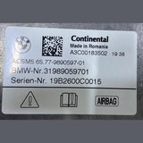 OEM BMW 5 G30 F91 F92 F93 M5 M8 Airbag Control Unit Module 9890597 continental NEW