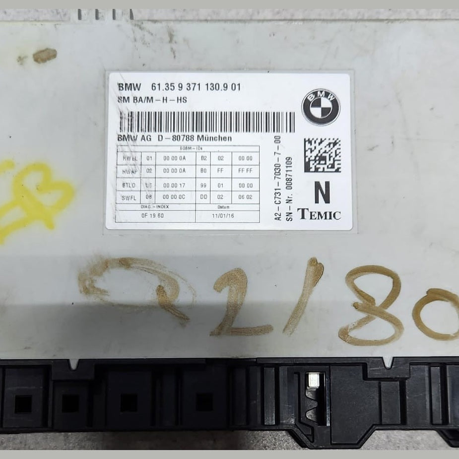 2014-2016 BMW 435i Seat Control Module 9371130  F30 F32 F33 F36 F82 M4 M235