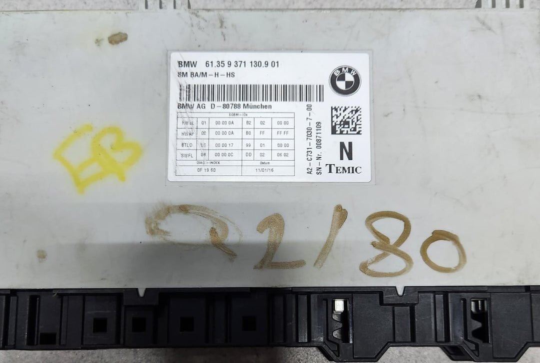 2014-2016 BMW 435i Seat Control Module 9371130  F30 F32 F33 F36 F82 M4 M235