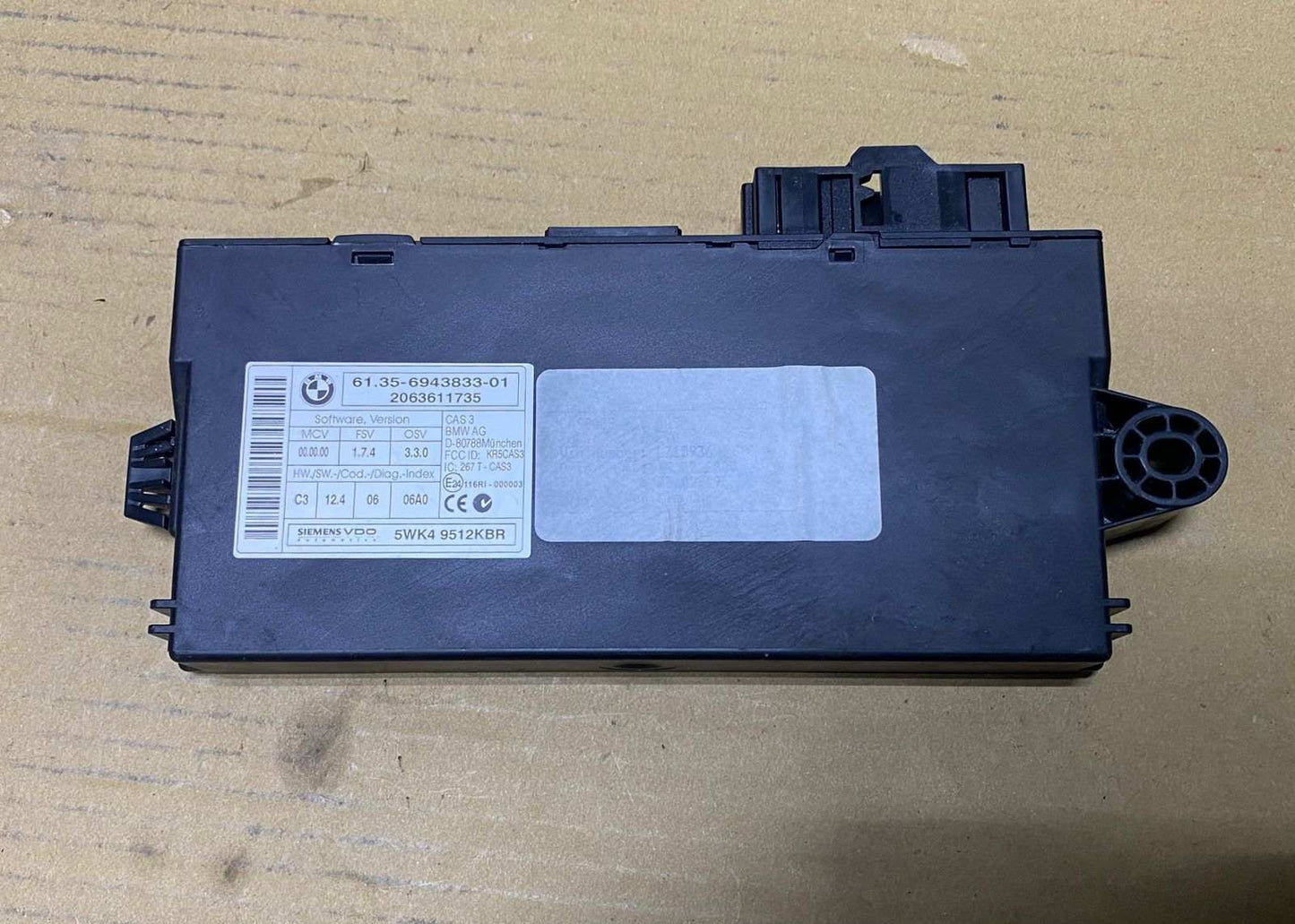 2007-2013 BMW X5 Ignition Switch Keyless Control Module 6943833