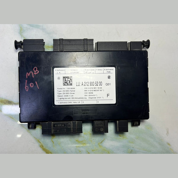 2010-11 Mercedes E350 Seat Control Module A2129005200 W212 E-Class and W218 CLS