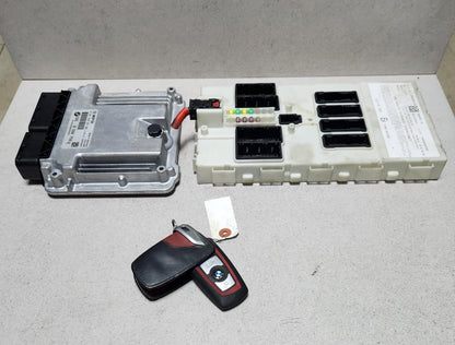 BMW Engine Control Unit DDE 8598759 ECU SET 320D 2017 B47 RHD 