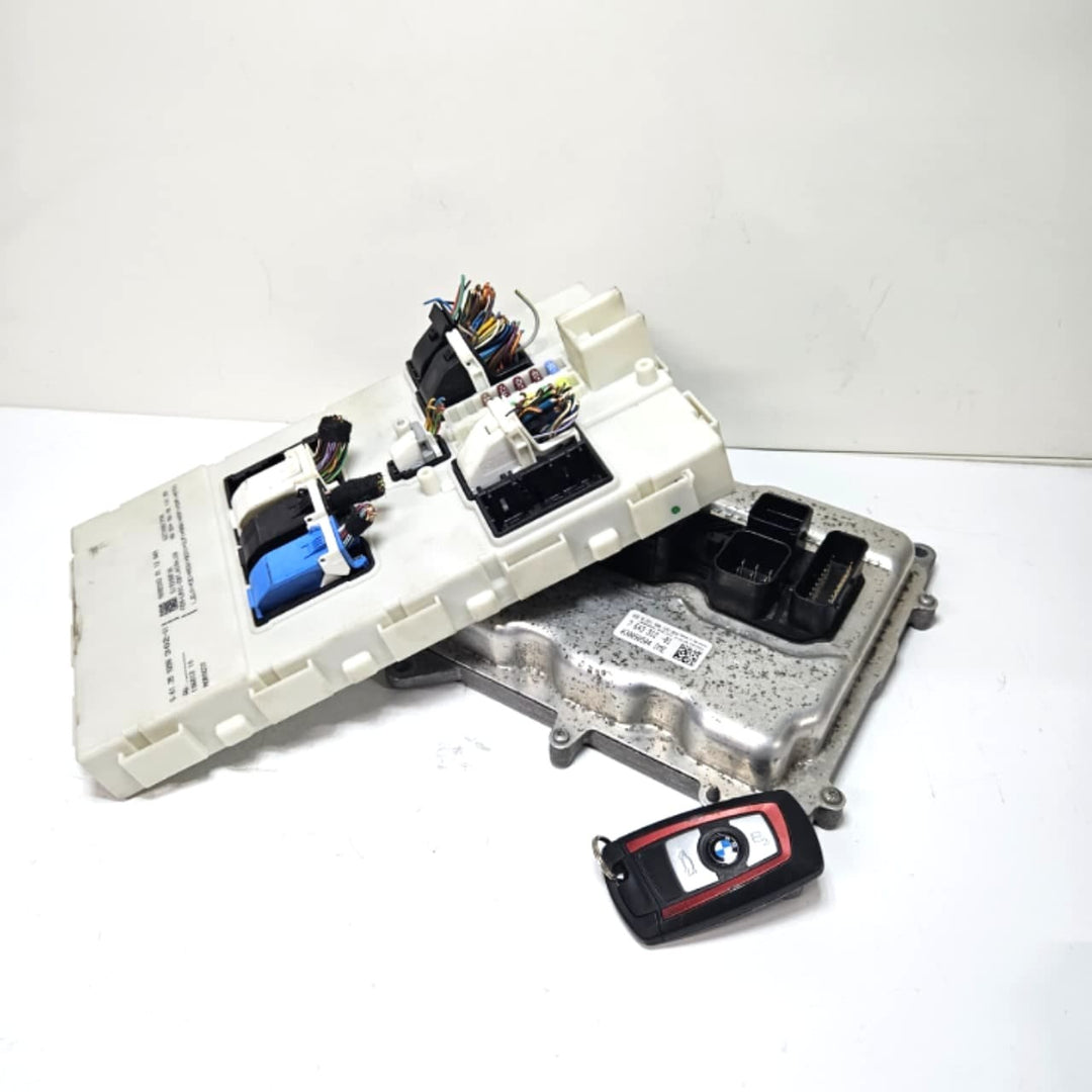 2011-2016 BMW 3 5 Series F30 F10 X3 Engine Control ECU Module DME Key Set7643312