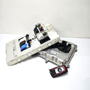 2011-2016 BMW 3 5 Series F30 F10 X3 Engine Control ECU Module DME Key Set7643312