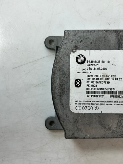 2002-2005 BMW 745i E65 E66 Bluetooth Telematics Control Unit Module 9138168 OEM