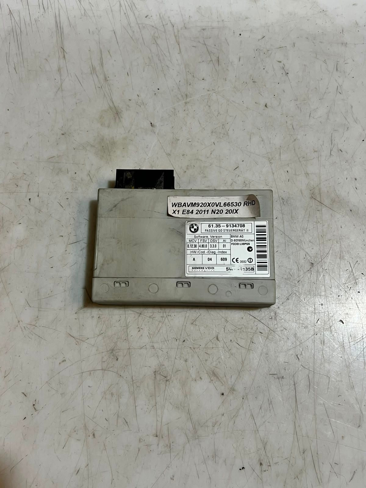 2007-2015 BMW E82 E84 E88 E90 E91 335i Passive Go Control Unit 6135 9134708