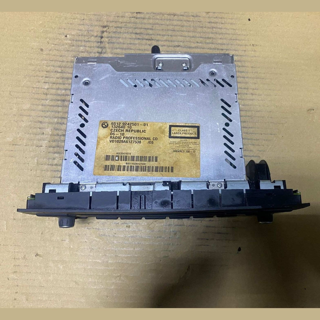 BMW Radio Professional Cd 9242501 E81 E82 E87 E88 E90 E91 E92 E93 models.