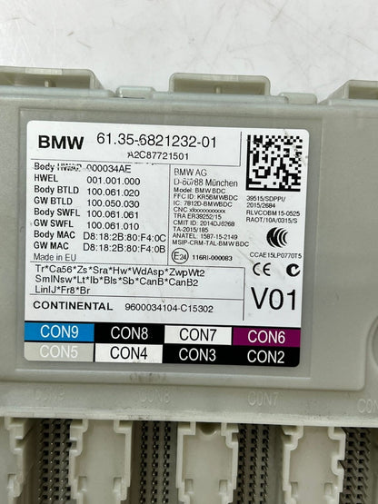 2016 BMW 750i 7 Series G11 G12 Body Domain Controller BDC 6821232 OEM