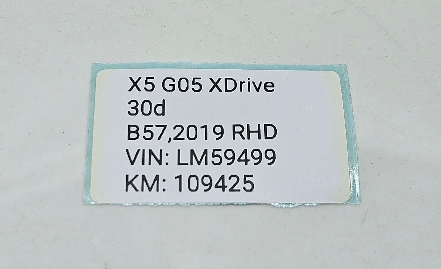  9461142-BMW X5 G05 RHD Headlight Control Switch With Led Fog Lights OEM