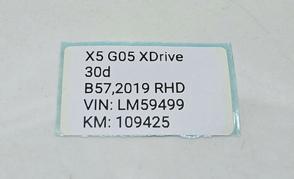 9461142-BMW X5 G05 RHD Headlight Control Switch With Led Fog Lights OEM